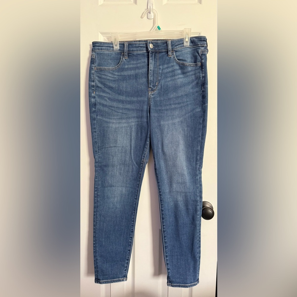 American Eagle skinny high-waist jeans